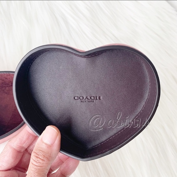 NWT Coach Signature Canvas and Leather Trinket Box - Picture 6 of 10